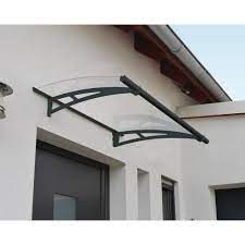 Palram Aquila 1500 4 Ft 11 In Clear Door Canopy Awning 701089 The Home Depot Metal Awning Clear Door Canopy Awning Over Door