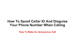 We did not find results for: How To Spoof Caller Id And Disguise Your Phone Number