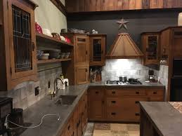 Quartersawn Oak Cabinets With Concrete Countertops Craftsman Style Kitchens Interior Design Kitchen Kitchen Design