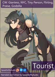 Godzilla Gal Makes A New Little Friend In The City FA