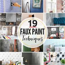 Wall painting is cheaper that room decorating with beautiful wallpapers. 19 Faux Painting Techniques That Don T Suck The Heathered Nest