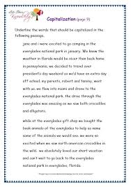 Grade 4 English Resources Printable Worksheets Topic Random Topics Essays Descrip Capitalization Worksheets Writing Worksheets Printable English Worksheets