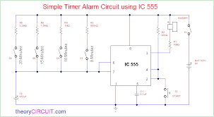 The circuit diagram to operate the 555 ic in astable mode is shown be Simple Timer Alarm Circuit Using Ic 555