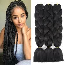 Braiding has been used to style and ornament human and animal hair for thousands of years. Amazon Com Sunflower Girl Jumbo Braids Hair Kanekalon Braiding Hair Extensions 24 Inch Jumbo Braiding Hair For Black Women Twist Braiding Hair 3 Packs Black Beauty