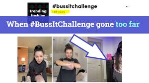 What is the buss it challenge gone too far video all about? Buss It Challenge Gone Too Far Twitter The Millennial Mirror