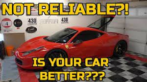 While it is not perfect by any means (the guys mention wheel arch corrosion), the italia is. Question Are Ferrari 458 Reliable Autoacservice