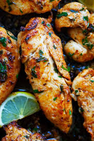 15 minute baked cajun chicken tenders are so incredibly juicy and easy to make! Chicken Tenders Garlic Butter Chicken Tender Recipes Rasa Malaysia