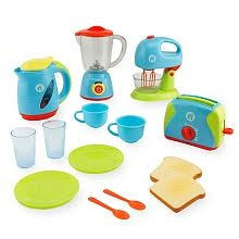 Just Like Home Deluxe Appliance Set Kitchen Sets For Kids Kids Play Kitchen Toy Kitchen