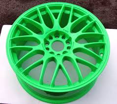 Black And Neon Green Rims Neon Green Powder Coating Paint 1 Lb Green Powder Neon Green Powder Coating