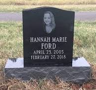 Economy Black Granite Upright Headstone Memorial with Etched Photo –  Affordable Monument