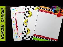 Maybe you would like to learn more about one of these? Easy Border Designs On Paper Border Designs Project Work Designs Borders For Projects Yo Paper Border Designs Page Borders Design Easy Border Designs