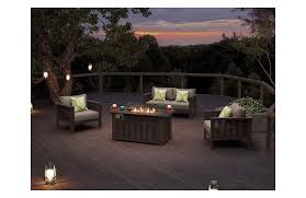 At 39.25 inches tall, it is the perfect bar height fire pit table set. Dallas Firepit Set