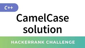 I use camel case every day with my css and i wouldn't do it any other way. Hackerrank C Algorithms Camelcase Solution Strings Youtube