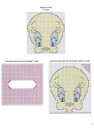 Tweety Bird Cross Stitch Pattern Pin On Handycrafts