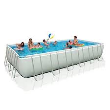 Intex Rectangular Ultra Frame Pool Set 24 Feet By 12 Fee Https Www Amazon Com Dp B00a Portable Swimming Pools Rectangular Swimming Pools Rectangular Pool