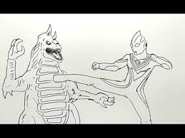 Epic ultraman ginga coloring sheet coloring sheet coloring. Cara Menggambar Ultraman Tiga Vs Monster Dengan Mudah How To Draw Ultraman Youtube