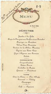 Menu Du 14 Avril 1936 Cartas Tarjetas Laminas Vintage
