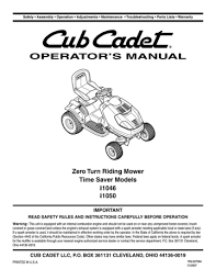 After riding on john deer, craftsman, and a few other commercial mowers, this. Mtd I1046 I1046 I1050 User Manual Manualzz