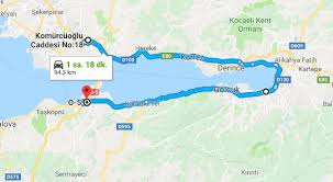 Yalnızca kişilerin doğum haritası olmaz. Osmangazi Koprusu Korfezi Dolasmak