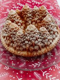 Pour half of the cake batter into a greased mini bundt pans. Christmas Bundt Cake Everyday Cooks