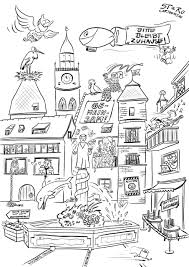 Malvorlage Wimmelbild Roth Cartoons De