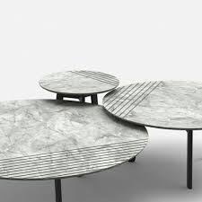 Lain Gilles Designer Belga Criou Uma Serie De Mesas Redondas E Baixa Para O Projeto Publisher E Wolf O Marmore Ou Madeira Macica To Table Coffee Table Decor