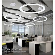 Whether you're looking for a low hanging chandelier, an intricately designed pendant lamp or a ceiling track of spotlights, you'll find plenty to choose from in our range. Jhx Ring Chandelier Lighting Bedroom Pendant Light Acrylic Led Office Lamp Fixtures