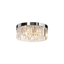 There are no matching items in the oslo range, view similar flush lights. Saxby Lighting 35612 Crystal Bathroom Flush Chrome And Glass Ceiling Light Lighting From The Home Lighting Centre Uk