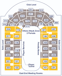 erie insurance arena seating chart erie otters