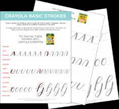 How To Do Calligraphy With Crayola Markers The Happy Ever Crafter Free crayola calligraphy drills and worksheets. do calligraphy with crayola markers