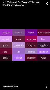 Pin By Cyndi Mawhiney On Color Palletes Purple Color Chart