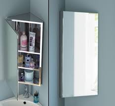 Stainless Steel Bathroom Corner Wall Mirror Cabinet Mc101 Ebay Corner Bathroom Mirror Bathroom Corner Cabinet Mirror Wall Bathroom