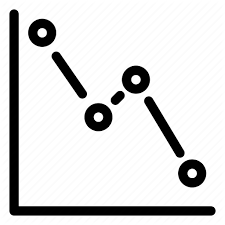 Chart Dots Down Lines Trend Zigzag Icon Download On Iconfinder Icon Zig Zag Chart