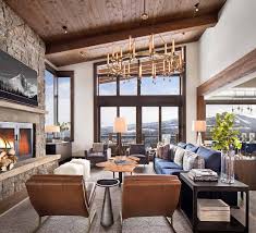 Modern mountain home interior design ideas. Gorgeous Mid Century Modern Inspired Mountain Home In Big Sky