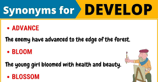 Another Word For Develop List Of 105 Synonyms For Develop 7esl Development Synonym Words