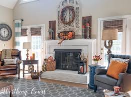 If you decorate the fireplace in the living room, consider the traditional style, it embodies. Get Inspired By My Easy Fall Decorating Worthing Court