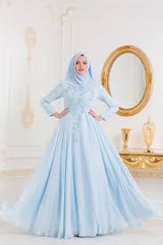 Cicek Aplikeli Bebek Mavisi Tesettur Abiye Elbise 3705bm Neva Style Com Aksamustu Giysileri Bebek Mavisi The Dress