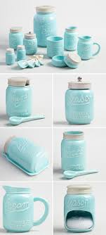 Kitchen Archives Everything Turquoise Mason Jar Kitchen Decor Mason Jar Kitchen Ceramic Mason Jar
