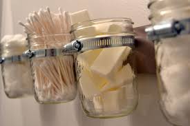 Diy bathroom organizer i love this diy mason jar bathroom organizer for the storage as well as the design. Diy Mason Jar Bathroom Storage Liz Marie Blog