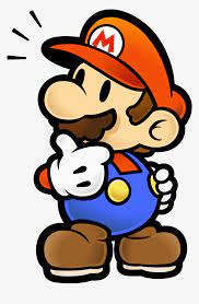 Paper Mario 2 Gamecube Game Png Download Paper Mario Thinking Transparent Png Download Is Free Transparent Png Image T Gamecube Games Paper Mario Mario