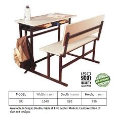 We can do custom sized and color. Wooden And Stainless Steel Sr Model Modular Desks Cum Benches Id 7444501812