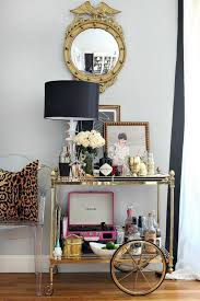 Bar Cart And Serving Station Nesting With Grace Bar Cart Styling Bar Cart Decor Bar Cart