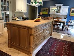 white kitchen cabinets paired with navy