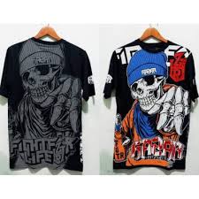 Kaos Distro Remaja Gaul Keren Terbaru Full Motif Full Desain Depan Belakang Baju Distro Tengkorak Xl Di Lapak Neorock Merch Bukalapak
