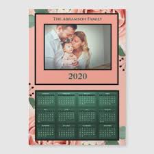 2020 Year Family Flowers Calendar Magnet Zazzle Com Family Flowers Flower Calendar Magnetic Business Cards