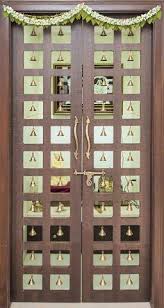 Simple Pooja Room Door Design With Bells Modern Pooja Room Bell Design Indianhome Homedecor Hom Pooja Door Design Room Door Design Pooja Room Door Design