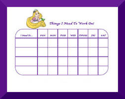 free printable disney princess behavior charts