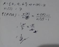Jika dua bola diambil dari dalam kantong satu per satu tanpa pengembalian, tentukan peluang terambilnya kedua bola berwarna merah ! 630 Di Dalam Kotak Terdapat 7 Buah Bola Yang Bernomor 1 2 3 4 5 6 7 Jika Diambil Secara Brainly Co Id