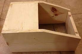 How To Build Your Own Rabbit Nest Boxes Very Good Instructions Rabbit Nesting Box Rabbit Nest Rabbit Farm