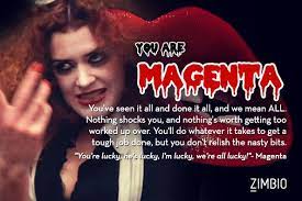 There are so many frank n. If Life Were The Rocky Horror Picture Show I D Be Magenta What About You Rocky Horror Picture Rocky Horror Picture Show Costume Rocky Horror Picture Show